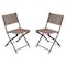 Flash Furniture Brazos Folding Chairs w/Brown Flex Comfort Material Backs and Seats and Black Metal Frames, 2PK TLH-SC-097-BRN-02-GG - alternate 10